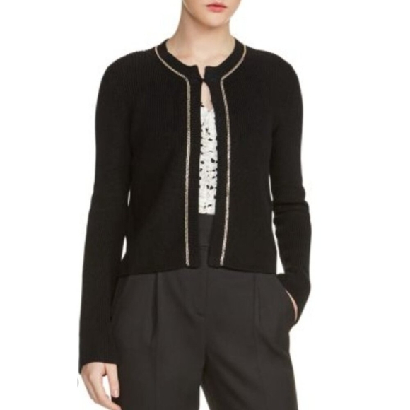 Maje Meridien Chain-Trim Cardigan Size 2 - Picture 16 of 16